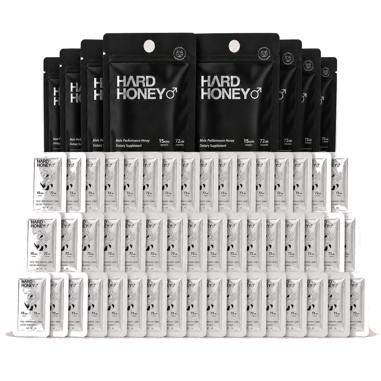 Ten Hard Honey pouches